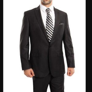 Trunk Club Custom Black Notch Lapel Suit Jacket